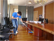 our cleaners cleanign an office in toront